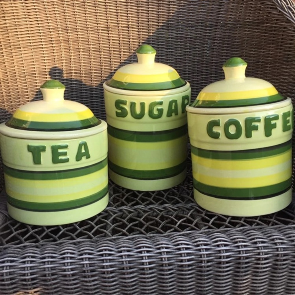 Vintage Maurice of California Canister Set Pottery